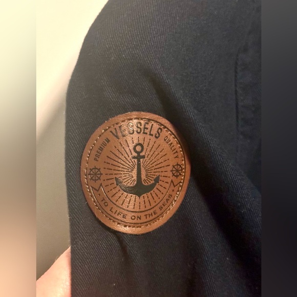 New jacket for boys, size 146cm. Dark blue, brand “Reserved”. Fall jacket - Picture 9 of 15